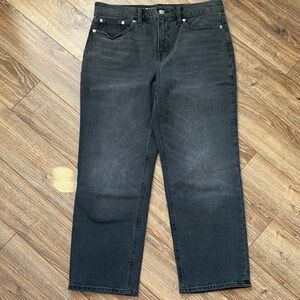 J Crew Classic Straight Black Jeans
